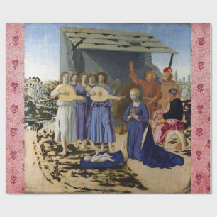GEBURT JESU, ENGEL von PIERO DELLA FRANCESCA Geschenkpapier