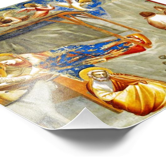 Geburt Jesu Fotodruck (Ecke)