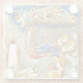 Geburt Jesu Glasuntersetzer (Rückseite)