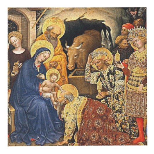 Geburt Jesu in berühmten Bildern Würfel (Rechts)