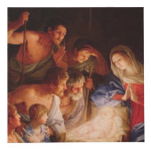 Geburt Jesu in berühmten Bildern Würfel (Vorderseite)