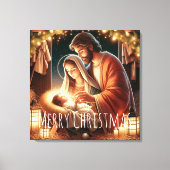 Geburt Jesu Leinwanddruck (Vorderseite)