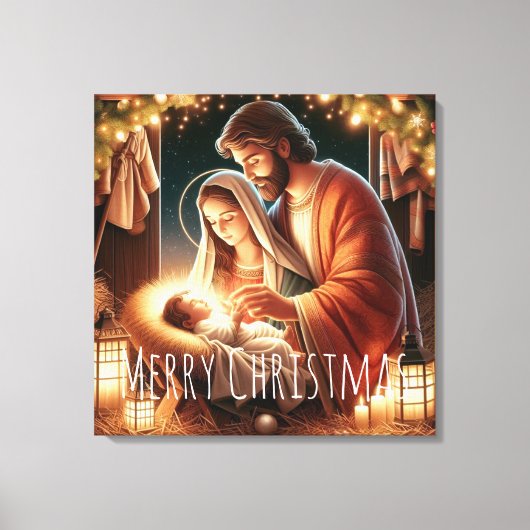 Geburt Jesu Leinwanddruck (Vorderseite)