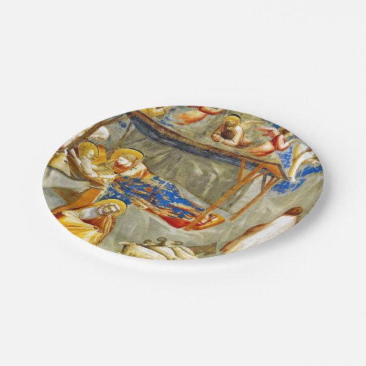 Geburt Jesu Pappteller (Schrägansicht)