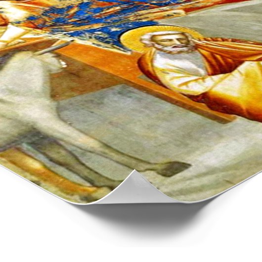 Geburt Jesu Poster (Ecke)