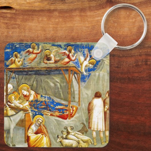 Geburt Jesu Schlüsselanhänger (Rückseite)