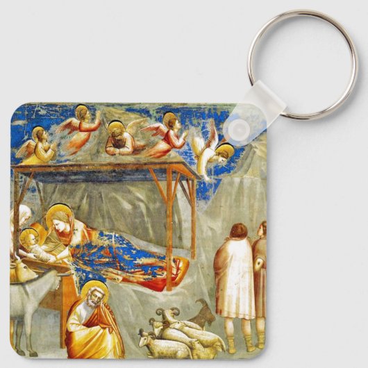 Geburt Jesu Schlüsselanhänger (Rückseite)