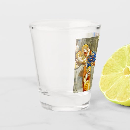 Geburt Jesu Schnapsglas (Links)