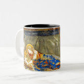 Geburt Jesu Zweifarbige Tasse (Vorderseite Links)