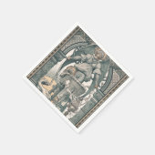 Geburt Jesus Geburtsname Engel Vintage Weihnachten Serviette (Ecke)