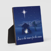 Geburt Jesus ist der Grund Fotoplatte (Vorderseite)