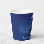 Geburt Jesus ist der Grund Pappbecher (Vorderseite)