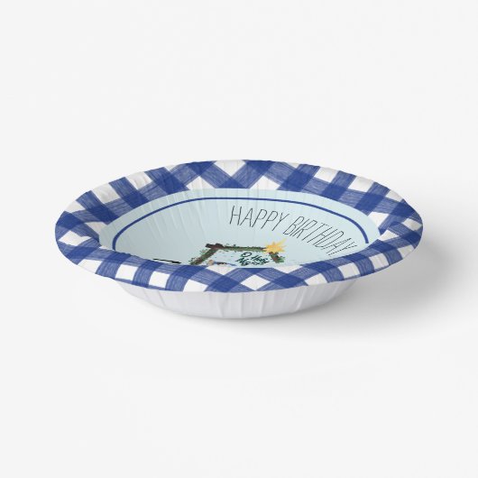 Geburt Jesus Pappteller (Gewinkelt)