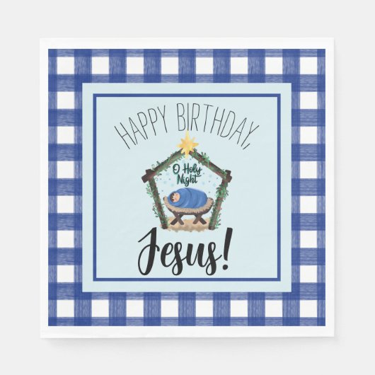 Geburt Jesus Serviette (Vorderseite)