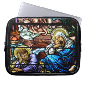 Geburt Jesusgläserfenster Laptopschutzhülle (Vorderseite)