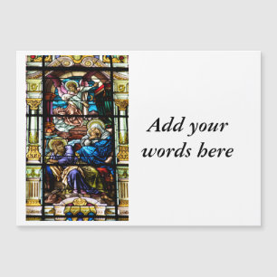 Geburt Jesusgläserfenster Magnetkarte