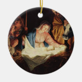 Geburt Keramik Ornament (Vorne)