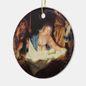 Geburt Keramik Ornament (Links)