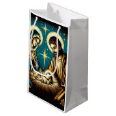 Geburt Kleine Geschenktüte (Rückseite Schrägansicht)