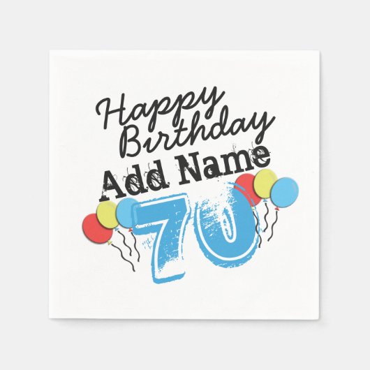 Geburt - Lieferung von Personalisierten Namen Part Serviette (Vorderseite)