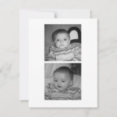 Geburt - Mädchen Ankündigung (Rückseite)