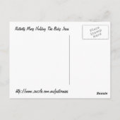 Geburt Maria hält den Jungen Jesus. Postkarte (Rückseite)