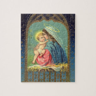 Geburt Mariä mit dem Baby Jesus Puzzle