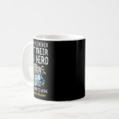 Geburt meiner Hero-Down-Mama Kaffeetasse (Vorderseite Links)