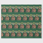 Geburt mit Engeln Weihnachts Baby Jesus Qualität Geschenkpapier (Flach)