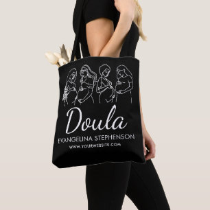 Geburt Nachgeburt Line Art Hebamme DOULA Tasche