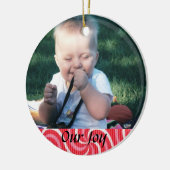 Geburt oder Adoptions-Andenken Keramik Ornament (Links)