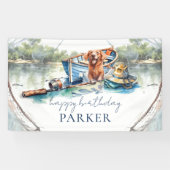 Geburt Personalisiertes Party Zeichen Banner (Horizontal)