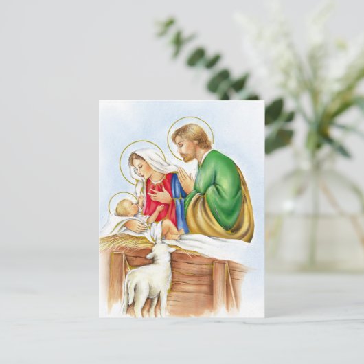 Geburt Postkarte (Stehend Vorderseite)