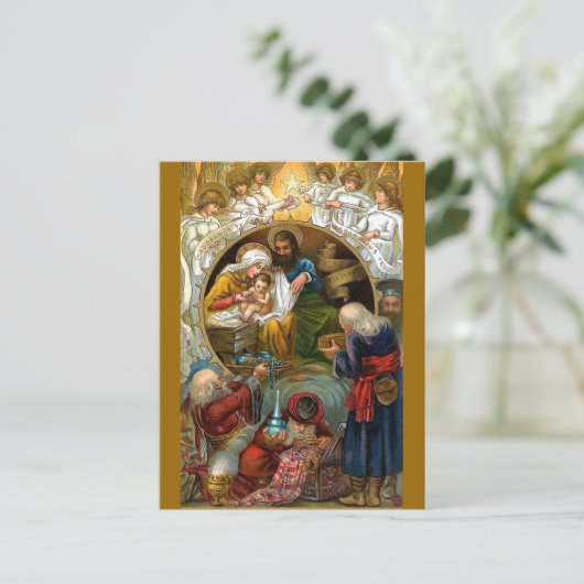 Geburt Postkarte (Stehend Vorderseite)