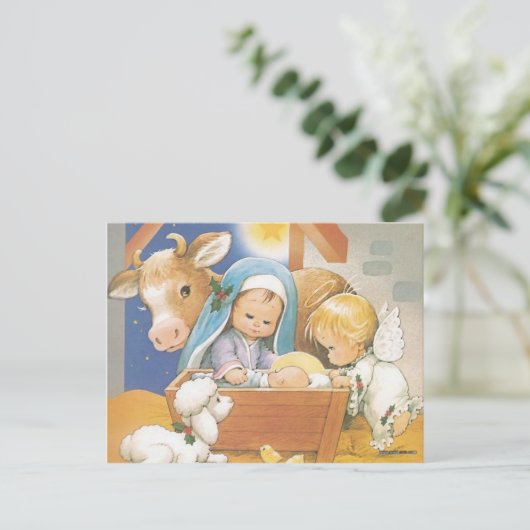 Geburt Postkarte (Stehend Vorderseite)