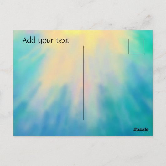 Geburt Postkarte (Rückseite)