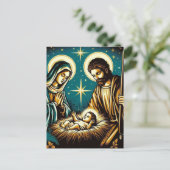 Geburt Postkarte (Stehend Vorderseite)