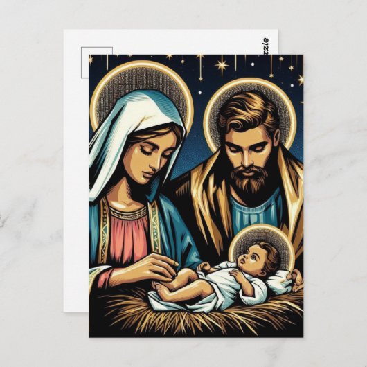 Geburt Postkarte (Vorne/Hinten)