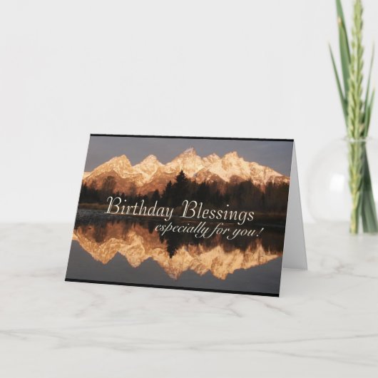 Geburt Segen Gebetsschrift Custom Karte (Vorderseite)