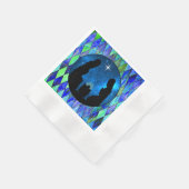 Geburt Serviette (Ecke)