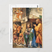 Geburt und Ankündigung an die Hirten Postkarte (Vorne/Hinten)