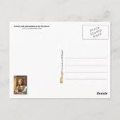 Geburt und Ankündigung an die Hirten Postkarte (Rückseite)