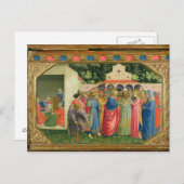 Geburt und Ehe der Jungfrau Postkarte (Vorne/Hinten)