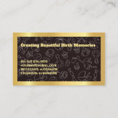 Geburt und Postpartum Doula Visitenkarte (Rückseite)