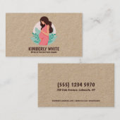 Geburt und Postpartum Doula Visitenkarte (Vorne/Hinten)