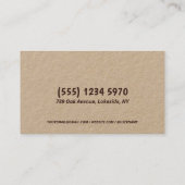 Geburt und Postpartum Doula Visitenkarte (Rückseite)