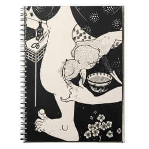 Geburt vom Kalb des Beines, Illustration von Notizblock