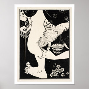 Geburt vom Kalb des Beines, Illustration von Poster