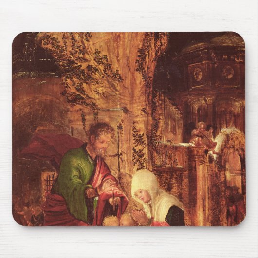 Geburt von Christus, c.1520-25, Mousepad (Vorne)