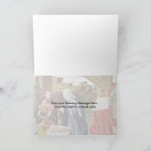 Geburt von Christus und Kardinal Rolin von Jean He Karte (Innenseite)